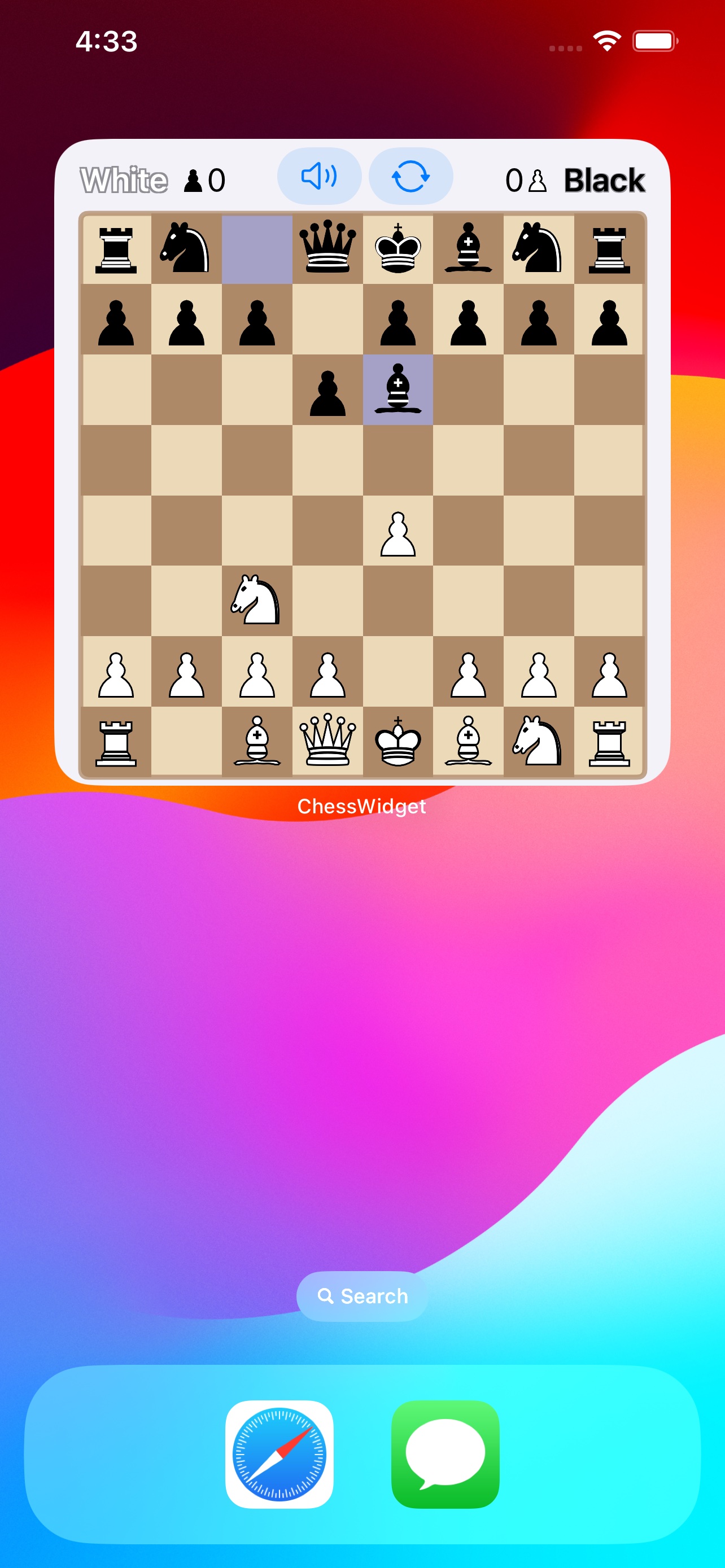 Chess Widget Screenshot