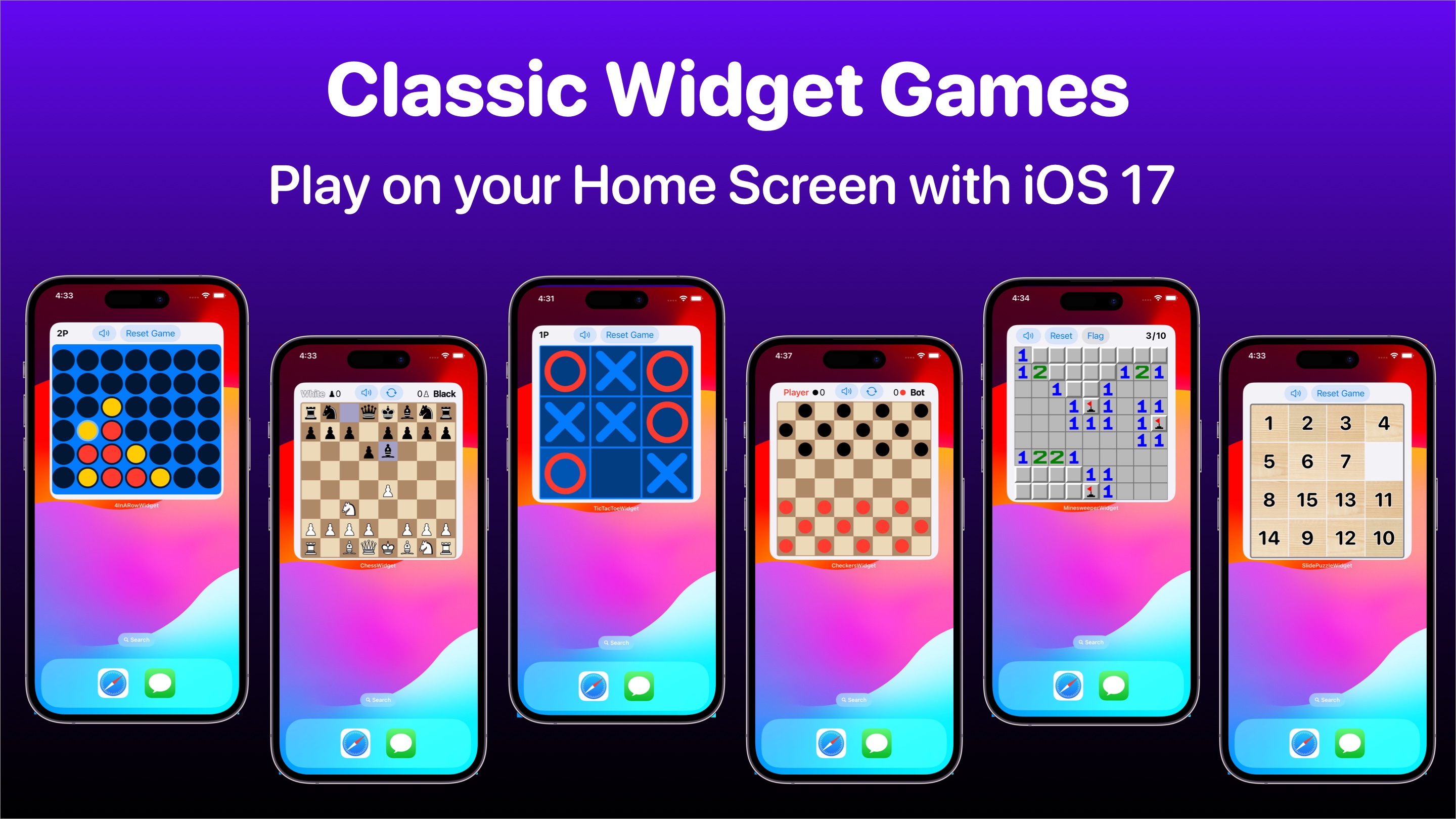 Classic Widget Games from Cromulent Labs Press Page